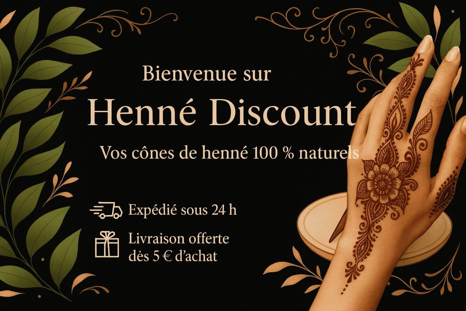 Boutique de cone de henné  naturel